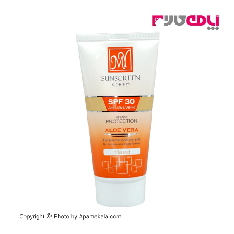 کرم ضد آفتاب بی رنگ مای (my) spf30 حاوی آلوئه ورا مناسب پوست نرمال و خشک — تصویر ۳