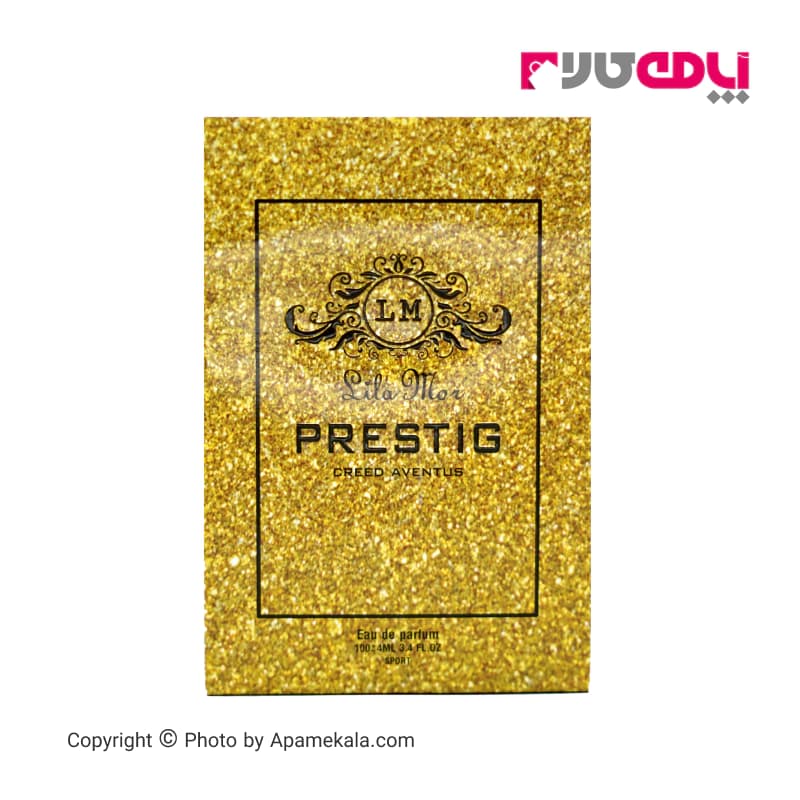 ادکلن مردانه لیلامور lila mor مدل prestig حجم 100 میل — تصویر ۲