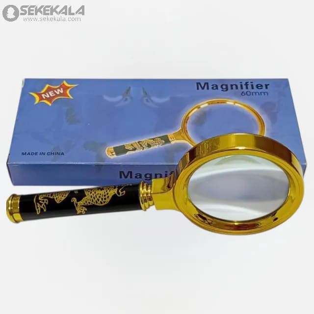 ذره بین سایز 70 (عدسی شیشه) با بزرگنمایی 5 برابر — تصویر ۲