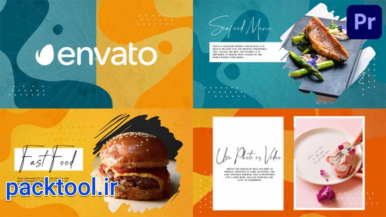 دانلود پروژه آماده پریمیر پرو تیزر تبلیغاتی غذا Food Promo Scenes