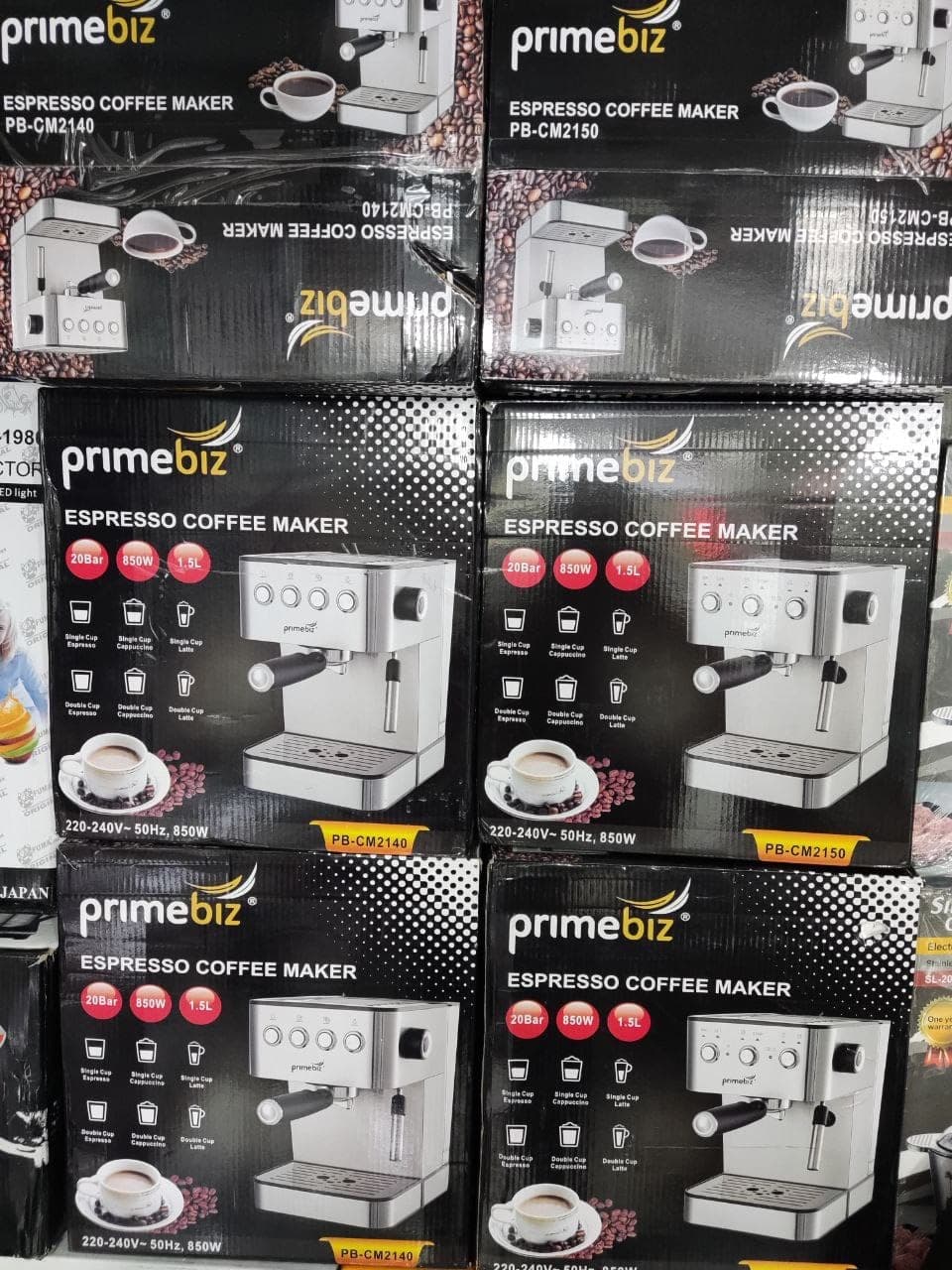 اسپرسو ساز و قهوه ساز پرایم بیز ۲۰بار مدل pb_2150 — تصویر ۳