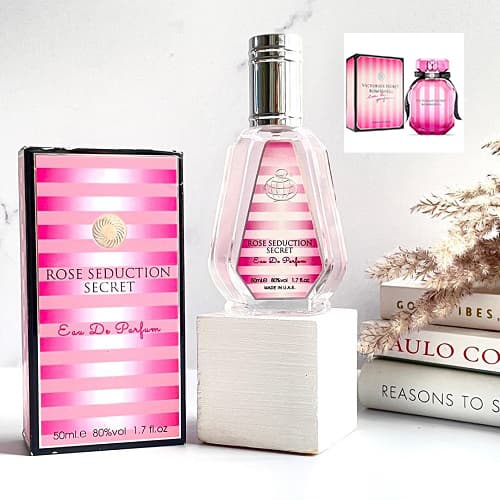 عطر ادکلن رز سداکشن سکرت فرگرانس ورلد رایحه ادکلن ویکتوریا سکرت بامبشل | Victoria Secret Bombshell حجم 50 میل(شرکتی)