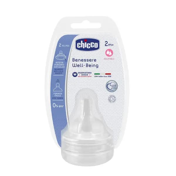 سر شیشه دو عددی ول بینگ چیکو سایز 2+ (دو قطره)