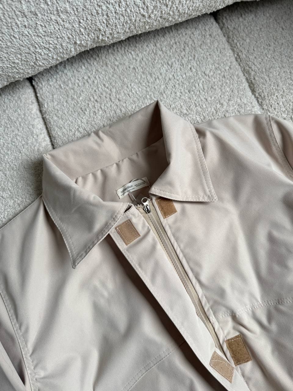 جکت خلبانی کتان zara — تصویر ۷