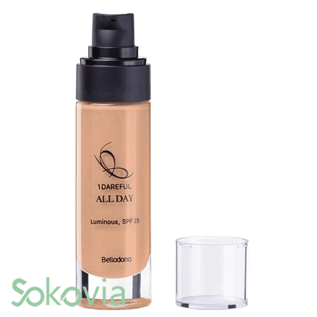 کرم پودر بلادونا مدل All Day شماره 01 رنگ Light Rose — تصویر ۲
