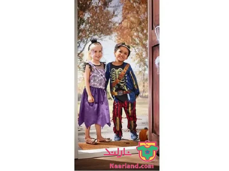 کاستوم و کلاه دخترانه طرح miss halloween — تصویر ۲