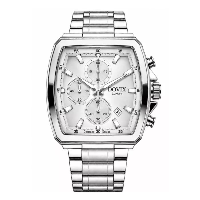ساعت مردانه برند داویکس (dovixwatch) کدDV-009G(نقره ای)