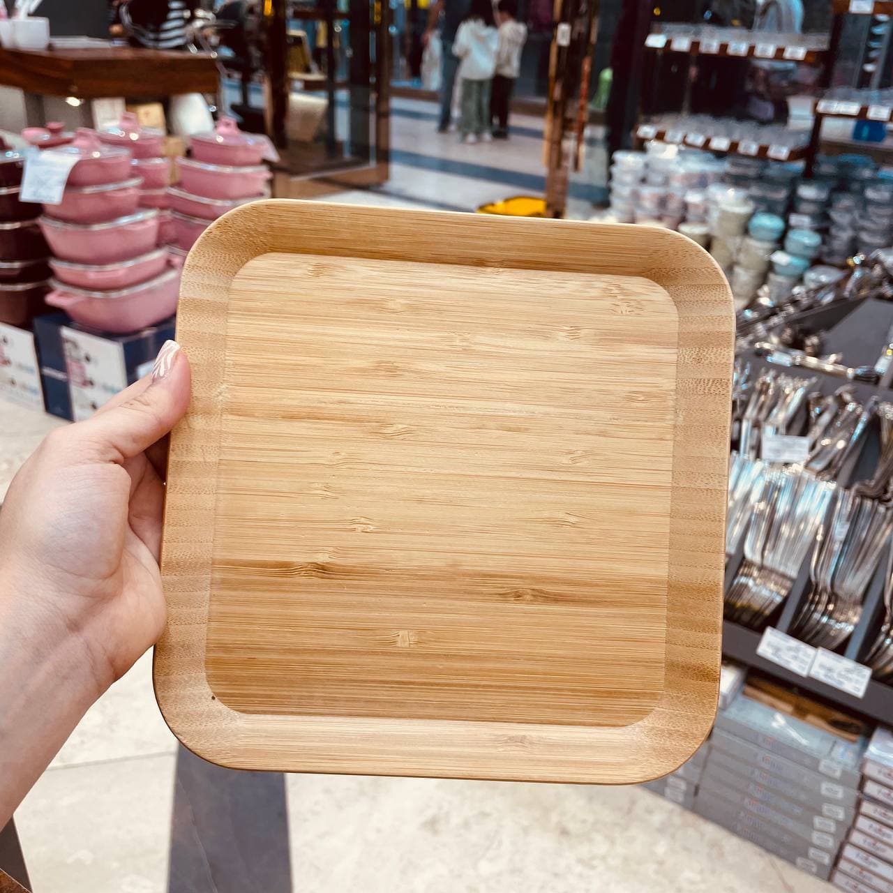 سینی مربع بامبو bm219 — تصویر ۵