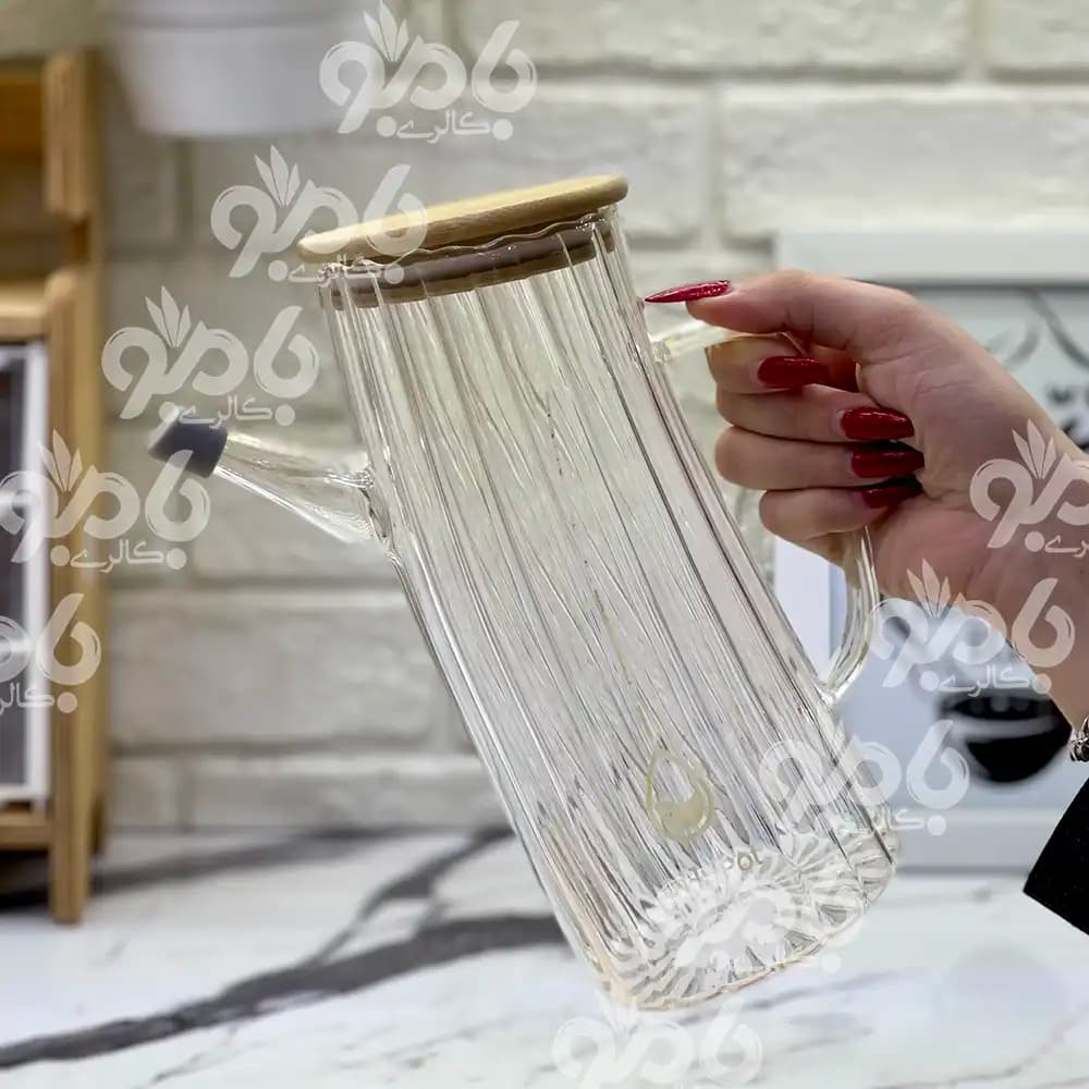 روغن ریز پیرکس منحنی شیار دار 1000میلیلیتر — تصویر ۲