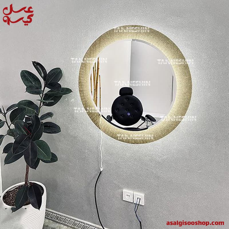 آینه گرد دیواری 9020B|کد1878 — تصویر ۳