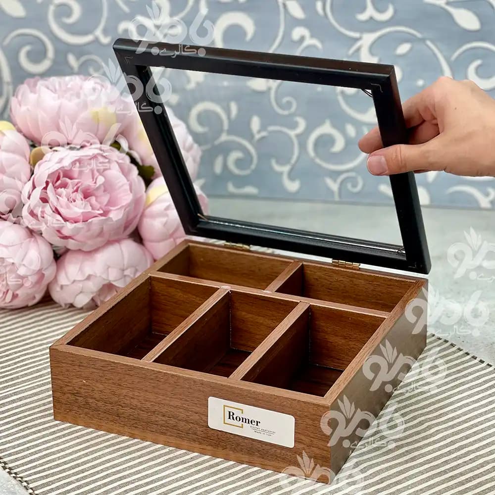 تیبگ چوبی 5خانه 22*22 رومر کد075 — تصویر ۴