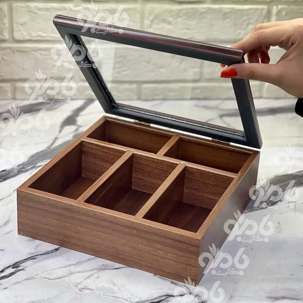 تیبگ چوبی 5خانه 22*22 رومر کد075 — تصویر ۲