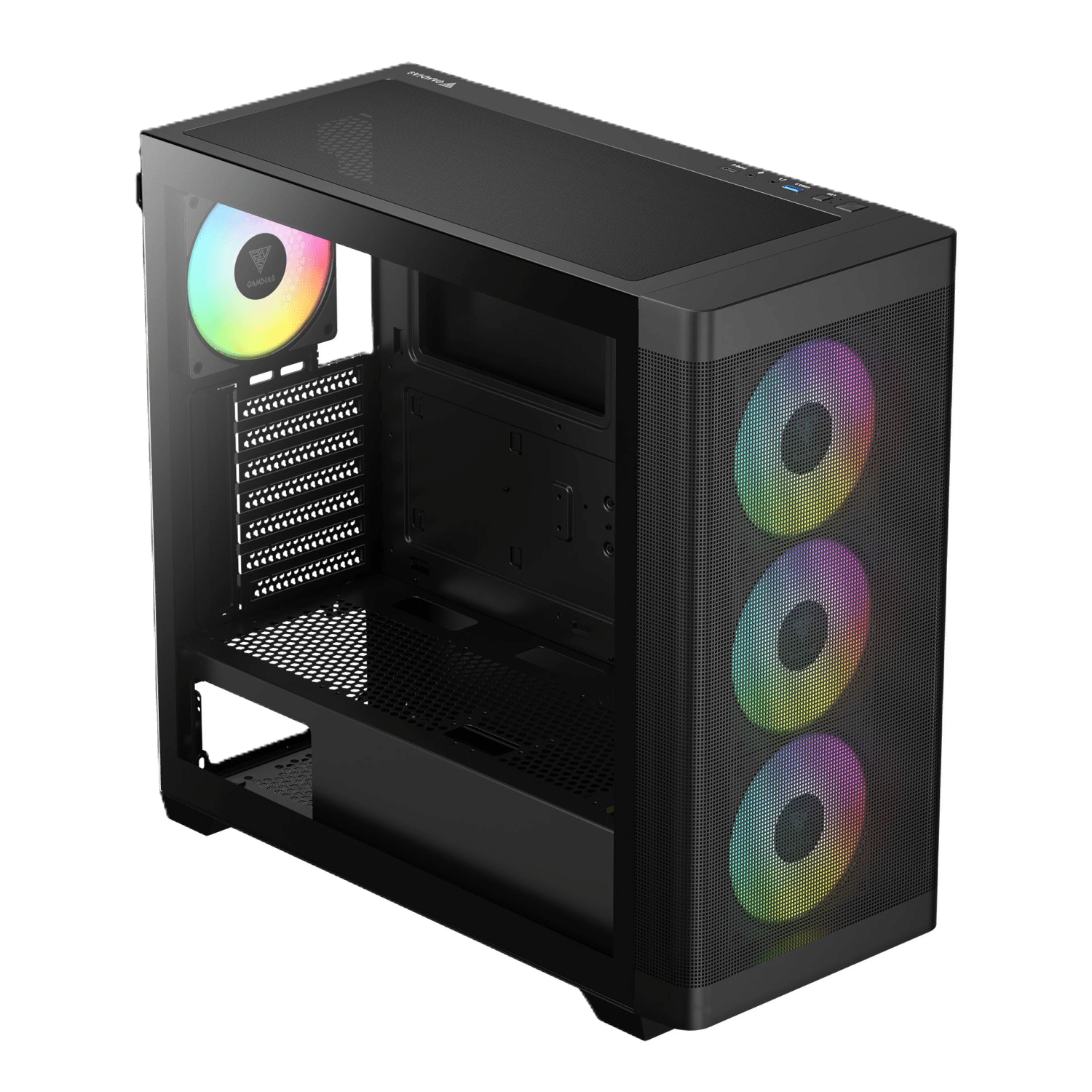 کیس گیمینگ گیم دیاس مدل ATHENA M3 BK — تصویر ۴