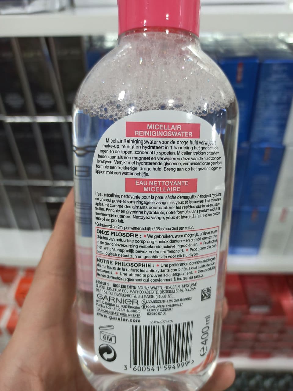 میسلار واتر آرایش پاک کن گارنیر 400 میل — تصویر ۲