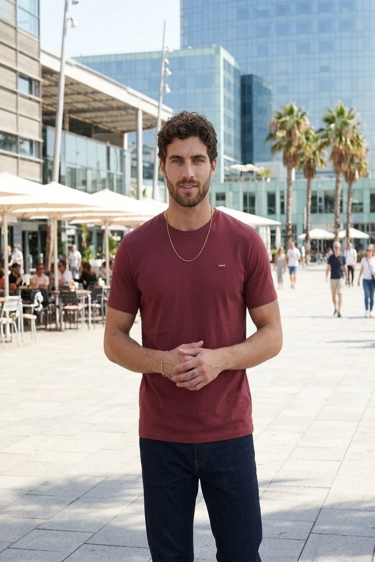 تی شرت لیوایز مردانه 100% پنبه بژ راسته Regular/رگولار بیسیک کژوال/روزمره | Levi’s 008BT-0001 TR — تصویر ۱۰