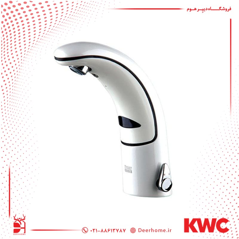 شیر روشویی هوشمند KWC مدل ایکوا (برق و باتری) — تصویر ۲