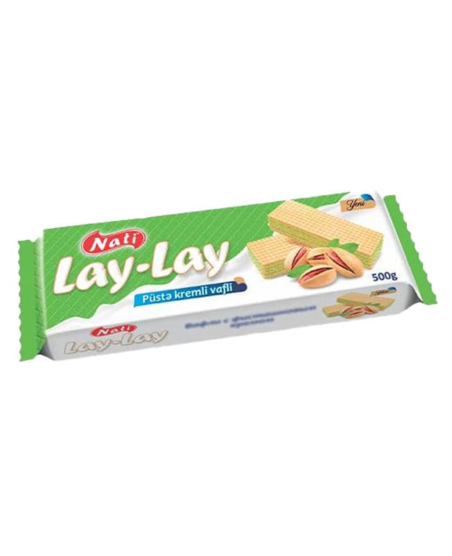 ویفر پر شده با کرم پسته 500 گرم لای لای ناتی