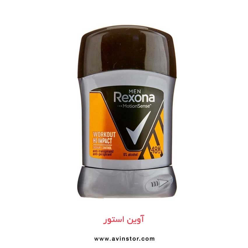 مام صابونی مردانه رکسونا مدل Rexona Workout Hi-Impact