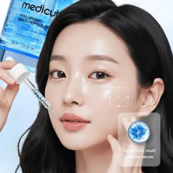 سرم آبرسان هیالورونیک مولتی پپتاید PDRN مدیکوب Medicube Hyaluronic Multi Peptide PDRN Serum — تصویر ۶