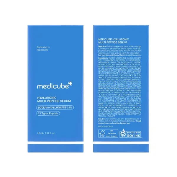 سرم آبرسان هیالورونیک مولتی پپتاید PDRN مدیکوب Medicube Hyaluronic Multi Peptide PDRN Serum — تصویر ۳
