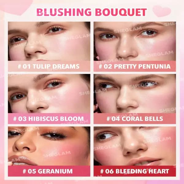 پالت رژگونه کرمی مدل Flush Crush شیگلم — تصویر ۲