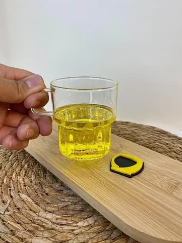چای خوری شیاردار دسته دار پیرکس پاشا هوم — تصویر ۲