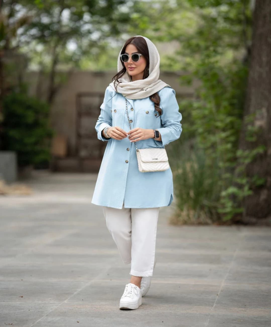 مانتو لینن مدل گلنار — تصویر ۷