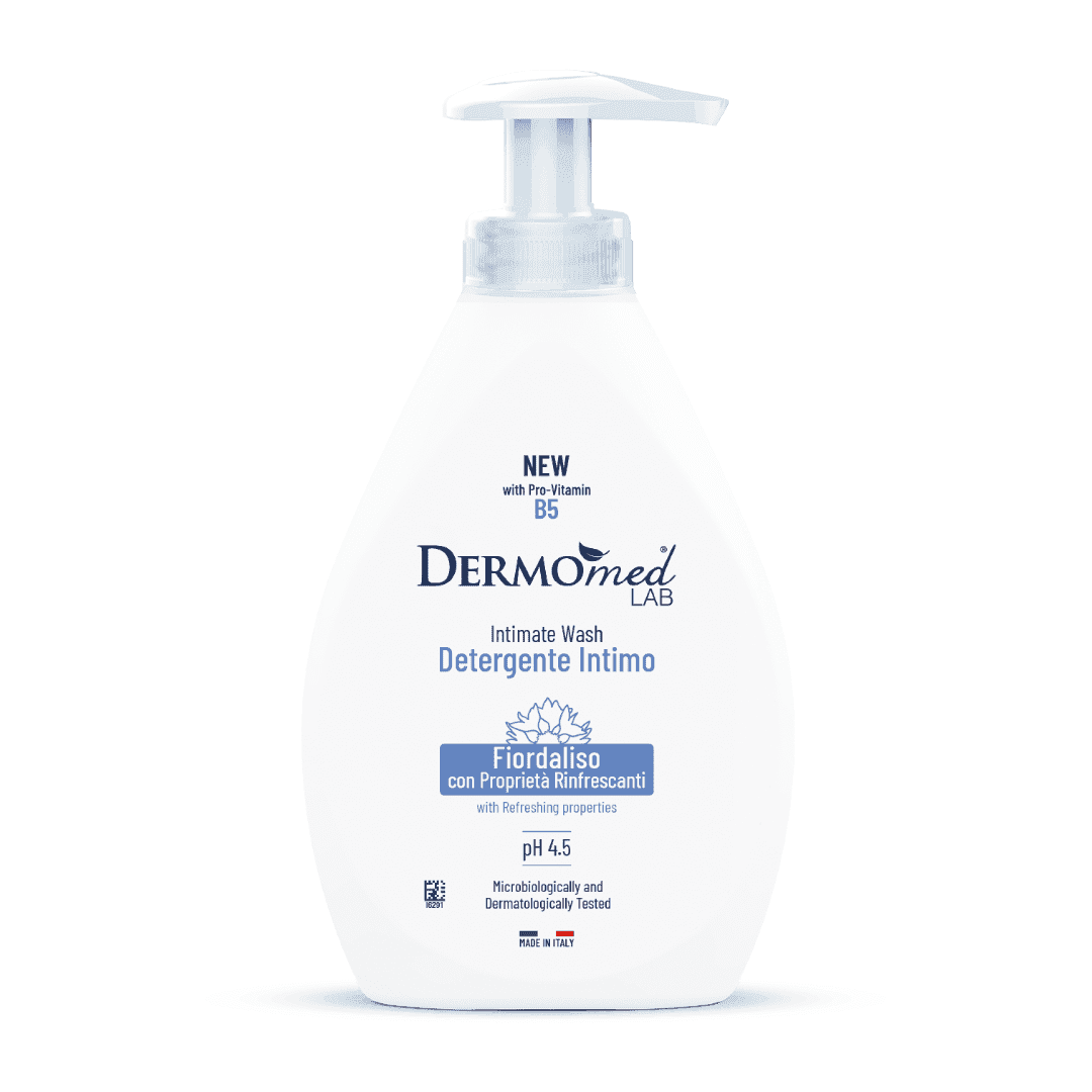 ژل شستشوی نقاط حساس بانوان درمومد 250 میلیلیتر Dermomed Intimate hygiene gel Cornflower PH 4.5