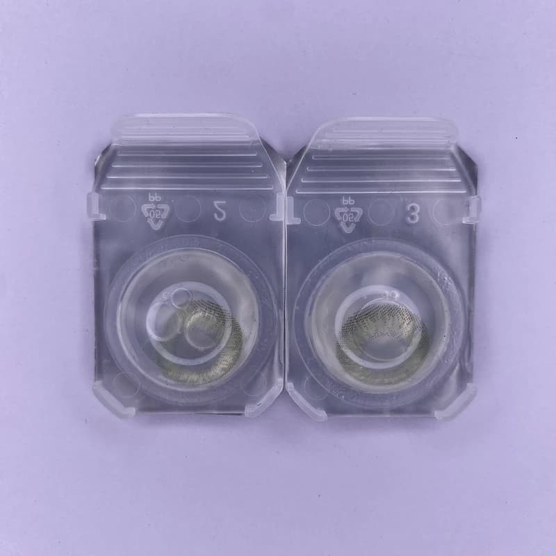 لنز رنگی چشم نیو ویژن پرو رنگ سبز تیره (NEW VISION-PRO) مدل Amber Green — تصویر ۳