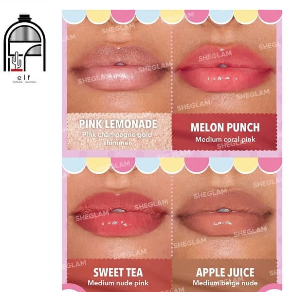 پک لیپ گلاس هلو کیتی شیگلم (hello kitty lip gloss sheglam) — تصویر ۲