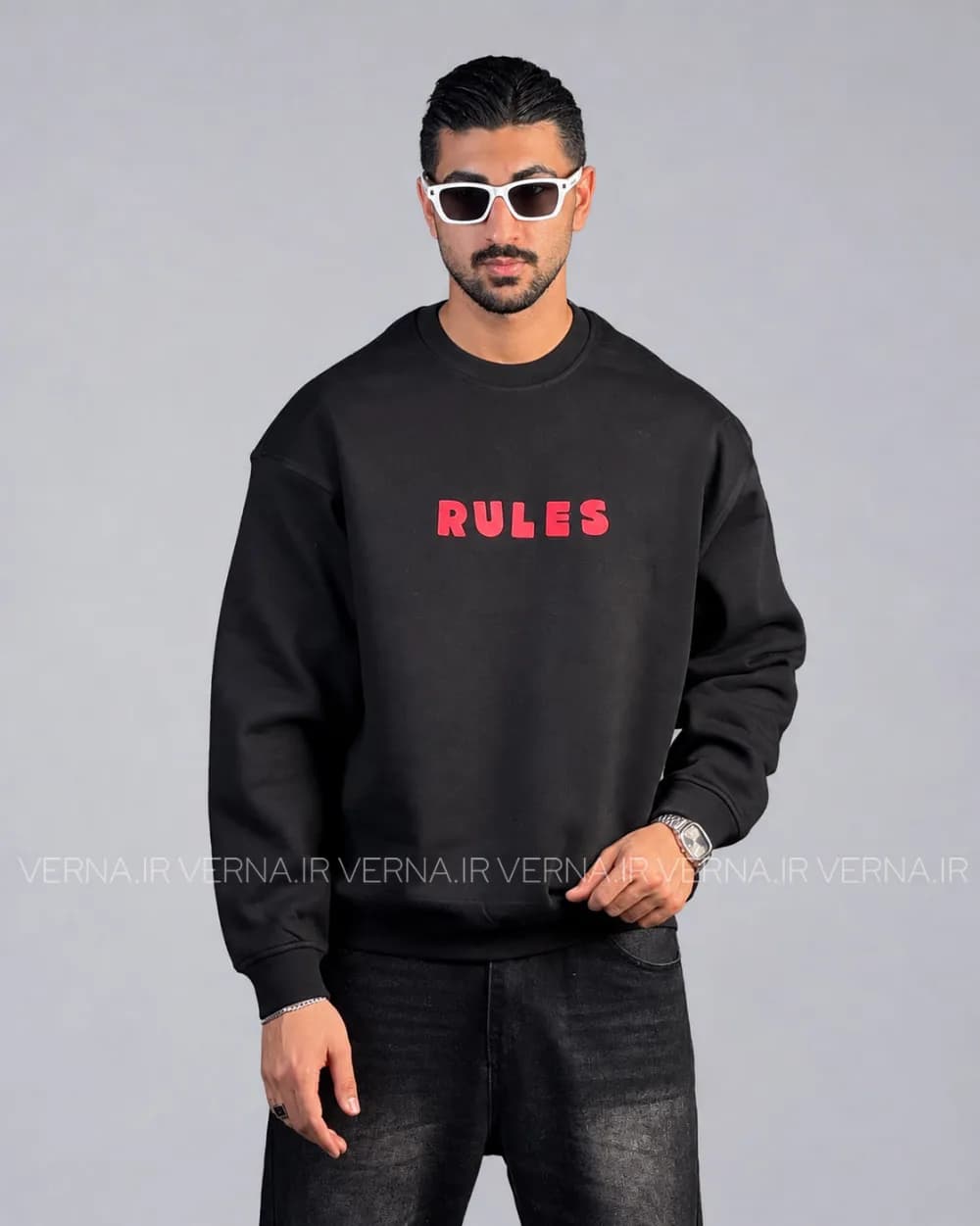 دورس مردانه باکسی چاپ برجسته RULES-VR — تصویر ۲