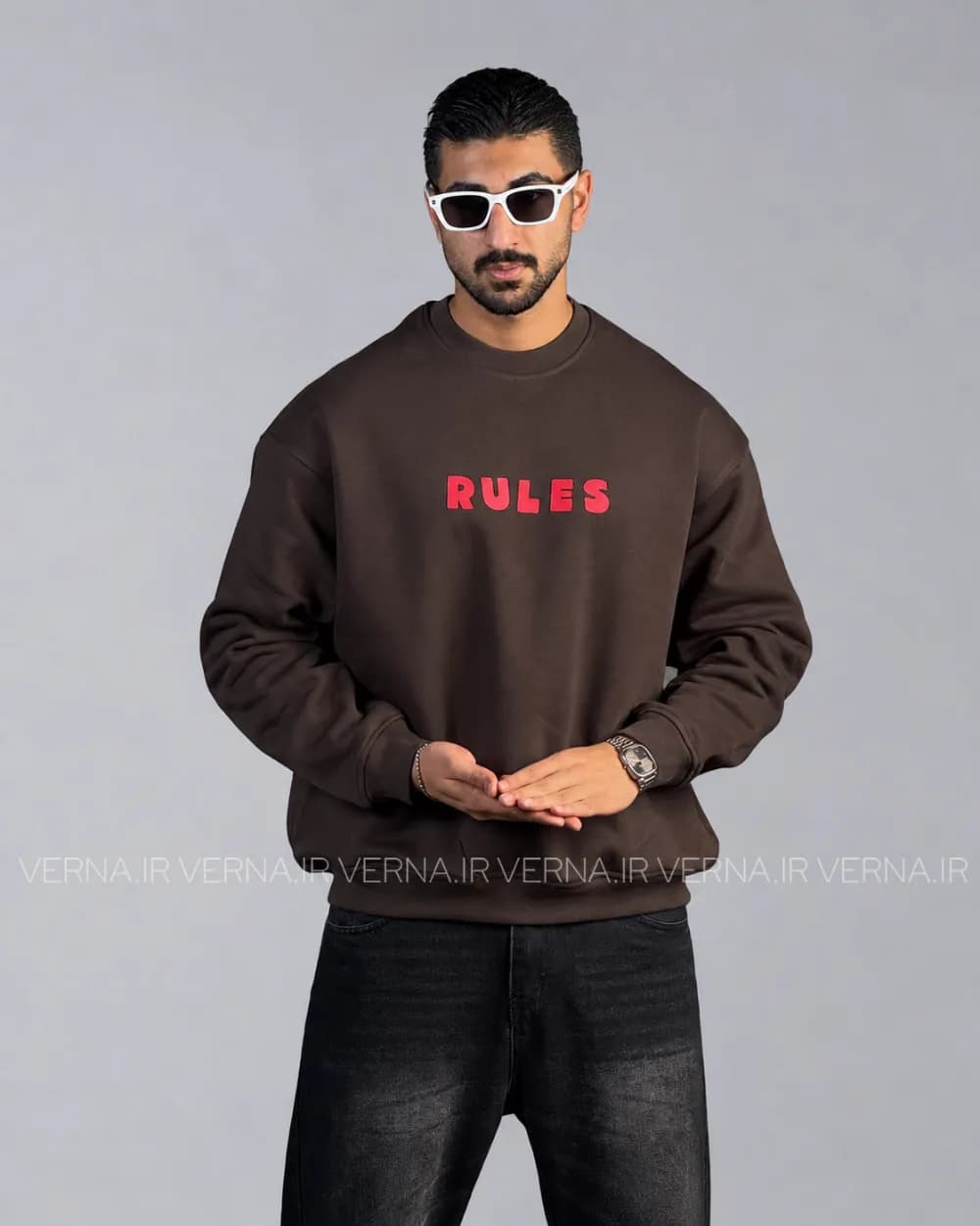 دورس مردانه باکسی چاپ برجسته RULES-VR — تصویر ۳