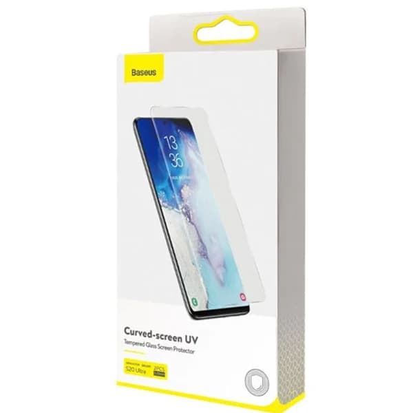 محافظ صفحه یو وی دوتایی S20 Ultra سامسونگ بیسوس SGSAS20U-UV02 — تصویر ۲