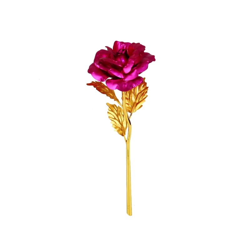 شاخه گل گلدن رز مدل Pi24k-G کد b134