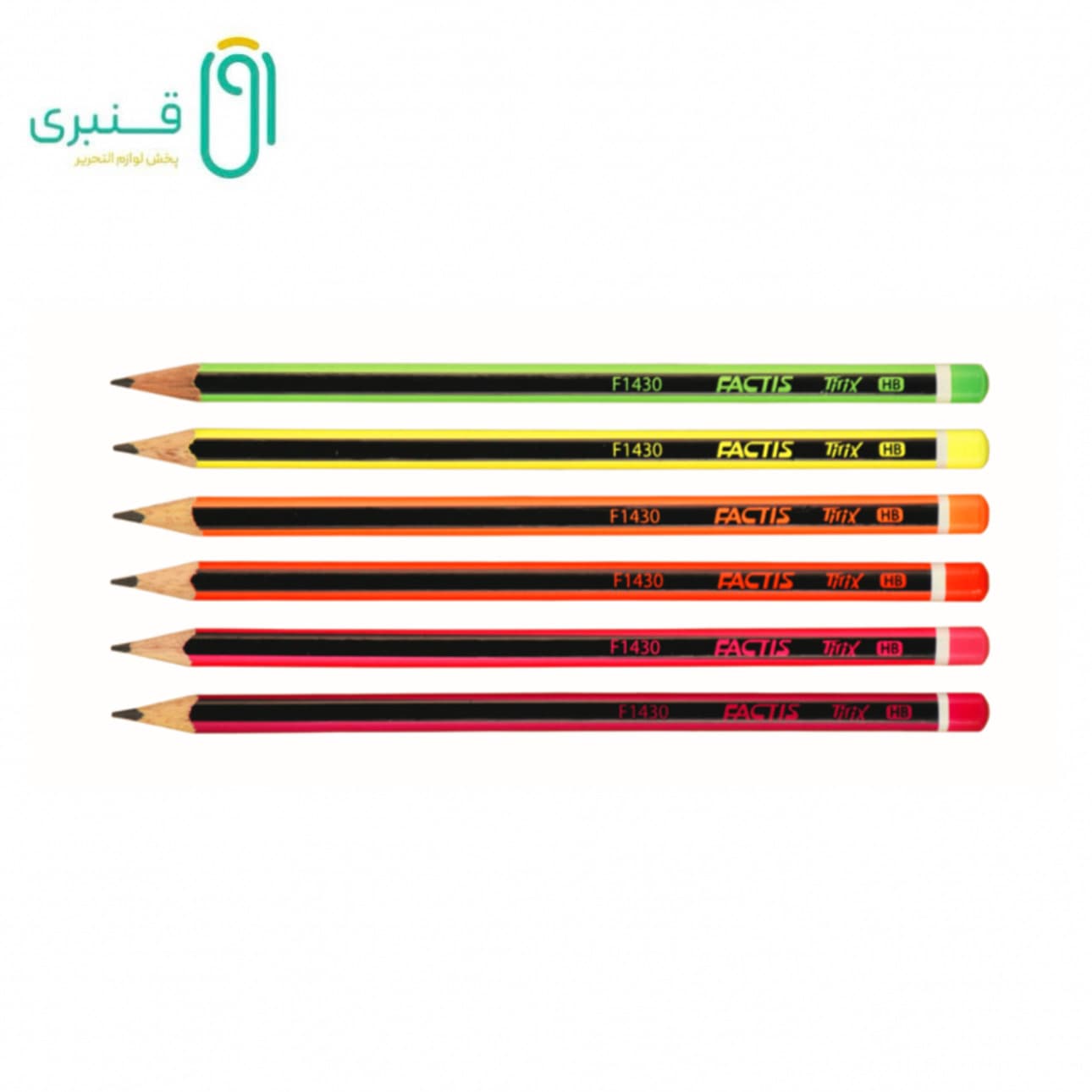 مداد مشکی سه گوش تریکس F1430 فکتیس — تصویر ۲