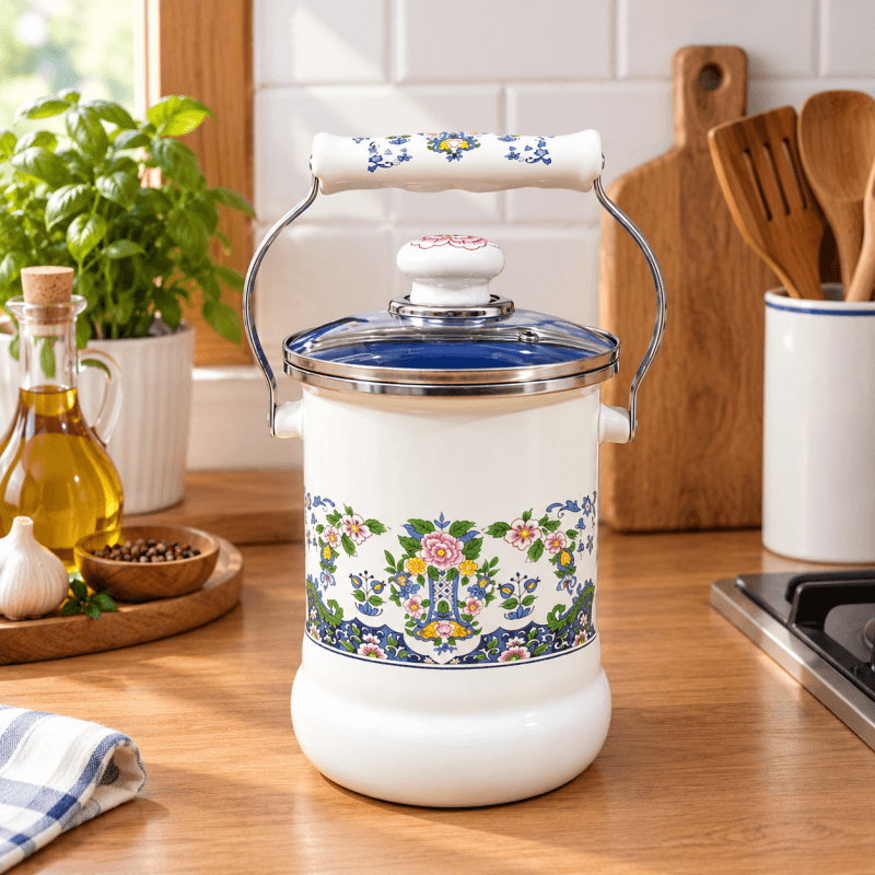 دبه روغن 3 لیتری لعابی روس الیت 7699