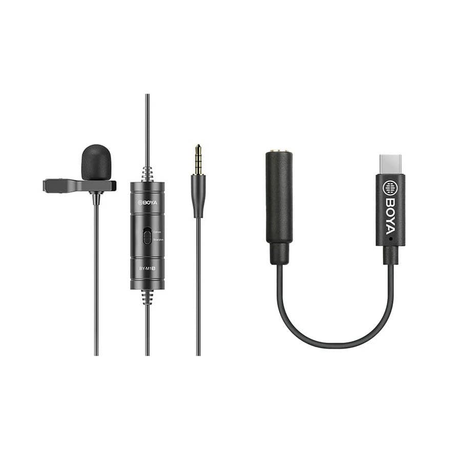 میکروفون یقه ای با سیم بویا مدل BY-M1S ا میکروفون میکروفون یقه ای با سیم بویا مدل BY-M1S — تصویر ۳