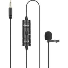 میکروفون یقه ای با سیم بویا مدل BY-M1S ا میکروفون میکروفون یقه ای با سیم بویا مدل BY-M1S — تصویر ۲