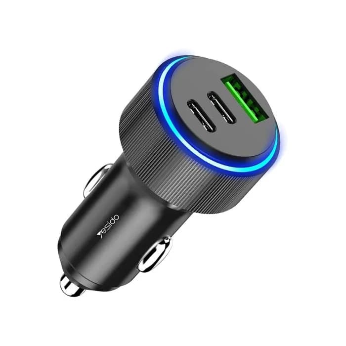 شارژر فندکی سوپر فست 60 وات یسیدو مدل YESIDO Y50