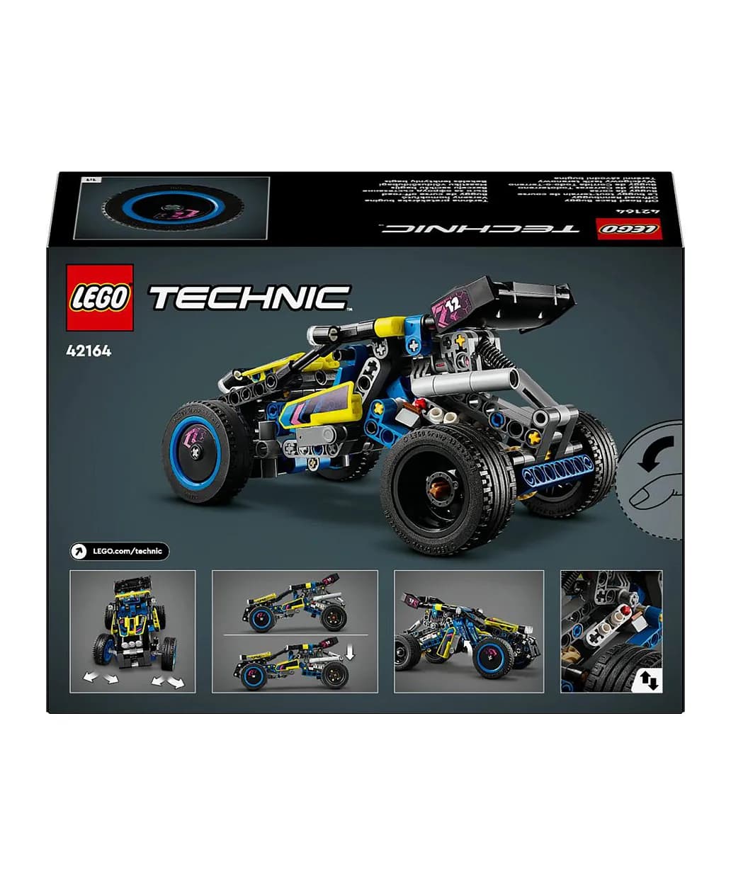 لگو تکنیک باگی مسابقه آفرود 42164 | LEGO Technic Off-Road Race Buggy 42164 — تصویر ۲