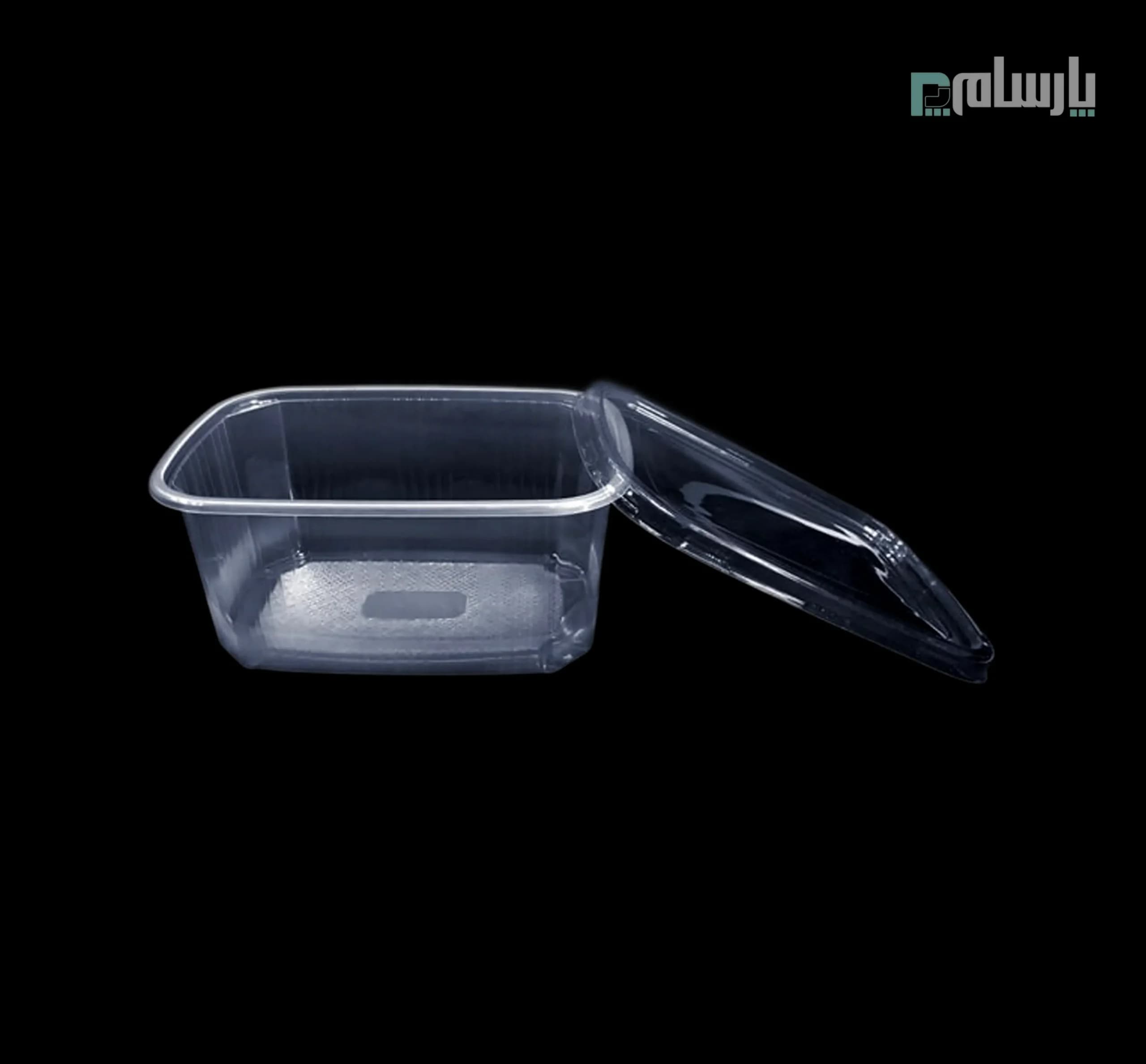 ظرف یکبار مصرف تک خانه شفاف کد L4 مهرپارسا