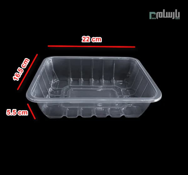 دیس یکبار مصرف شفاف مهرپارسا کد 306 — تصویر ۲