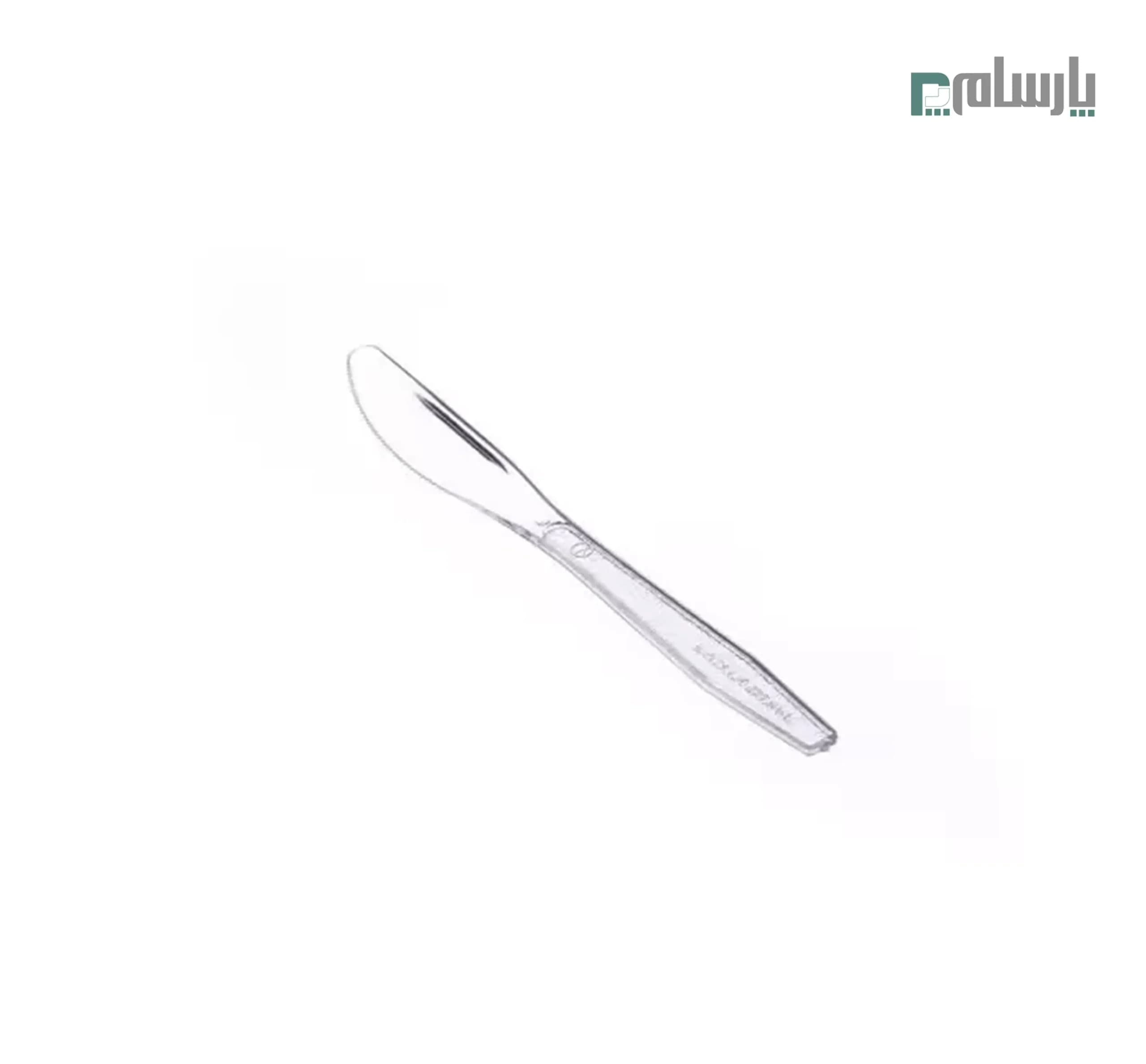 کارد یکبار مصرف مدل لدرلی شفاف