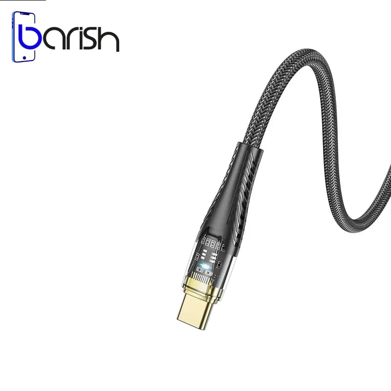 کابل دیتا و شارژ دو سر Type-C هوکو مدل U121 — تصویر ۴