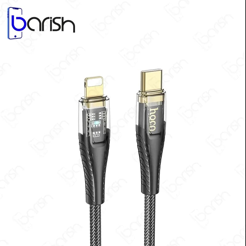 کابل دیتا و شارژ Type-C به لایتنینگ هوکو مدل U121