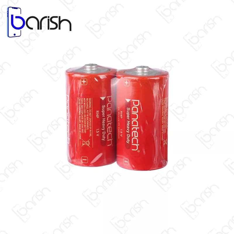 باتری متوسط پاناتک مدل کارتی R14P بسته 2 عددی — تصویر ۲