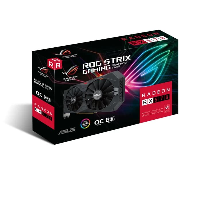 کارت گرافیک ایسوس ROG Strix مدل RX 570 OC 8GB GDDR5 — تصویر ۶