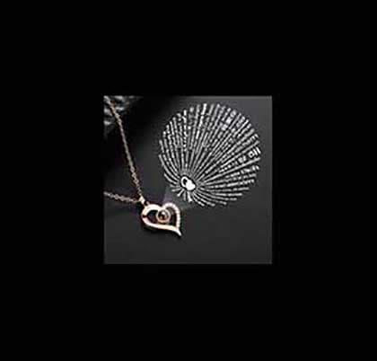 گردنبند به صد زبان دوستت دارم شاخ گوزنی کد389 — تصویر ۶