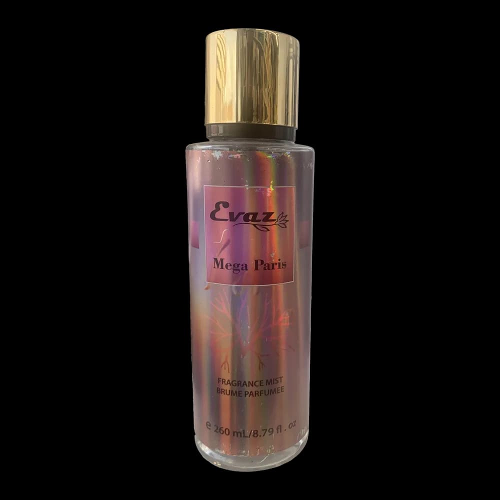 بادی اسپلش زنانه ایواز مدل مگا پاریس (Mega Paris) | بادی میست خوشبوکننده با رایحه شیک و پرانرژی