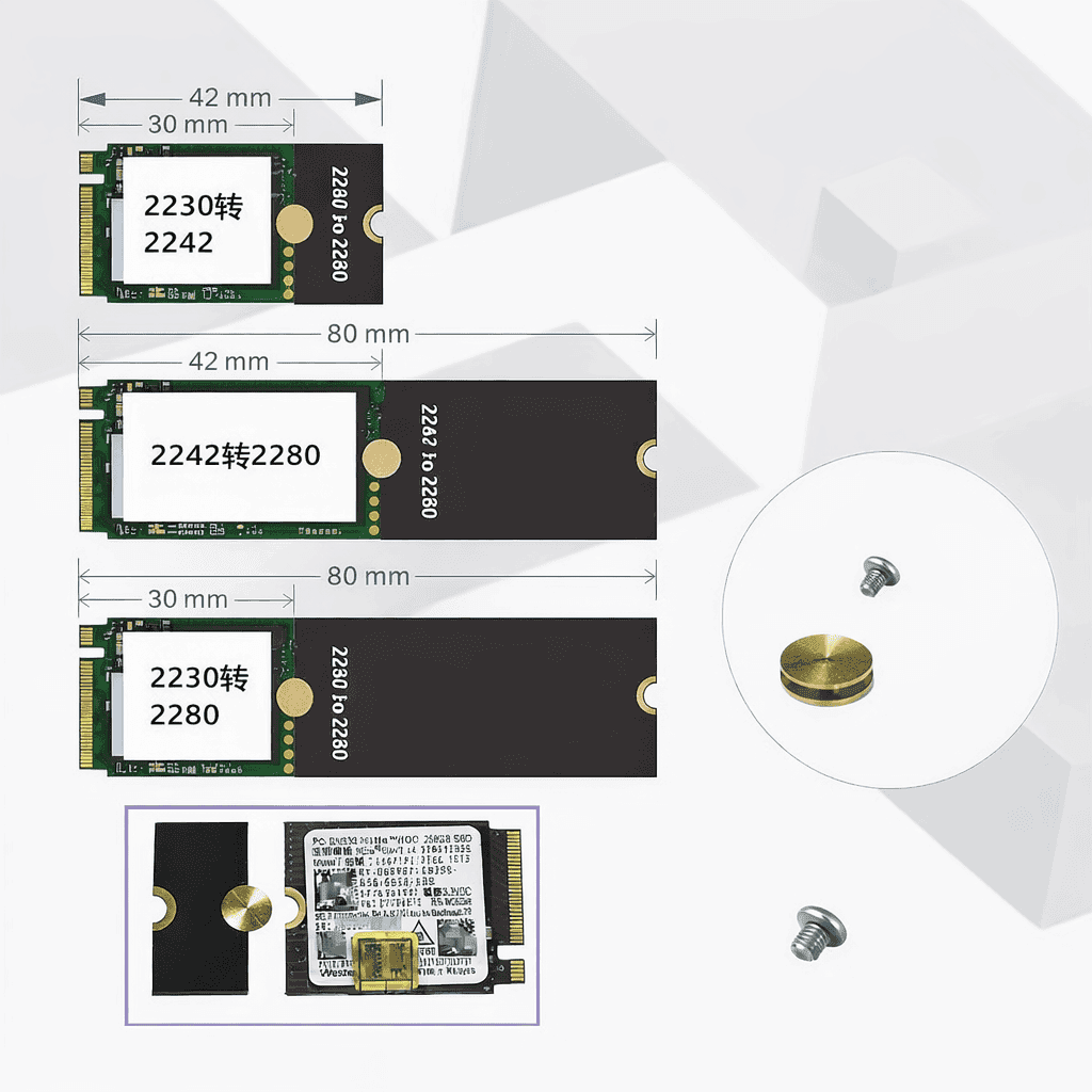 براکت تبدیل SSD M2 2230 به M22280 — تصویر ۲